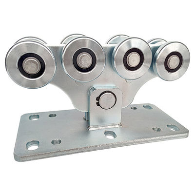 os rolos de 68mm galvanizaram a roda deslizante média de aço do transporte da porta do modilhão