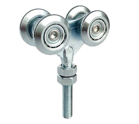 aço branco de suspensão industrial resistente do zinco do hardware de sistema dos rolos de porta 1100lb