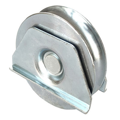 a diferença faz sob medida os rolamentos que dobro do sulco de U o zinco de prata chapeou a roda do apoio da porta de deslizamento com as placas dobro