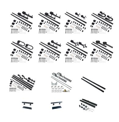 16 polegadas hardware 8ft da porta do celeiro de 18 polegadas 6,6 jogo dobro do hardware da porta de celeiro do pé 6ft do Ft 6