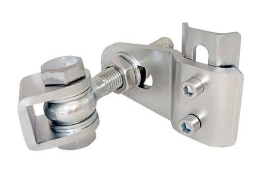 Solda ajustável do sentido de aço branco do dobro da dobradiça 4d do zinco M16 nas dobradiças para a porta de balanço