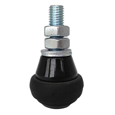 Guias automáticos de nylon do rolo da porta de deslizamento de M10 M12 com círculo de borracha 60.5mm