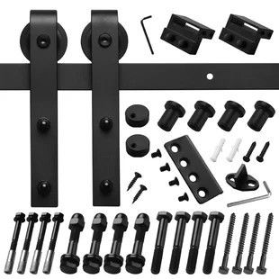 108 polegadas 6.6FT 2 medidores de bronze deslizante antigo do bronze do hardware da porta de celeiro do hardware da porta do celeiro