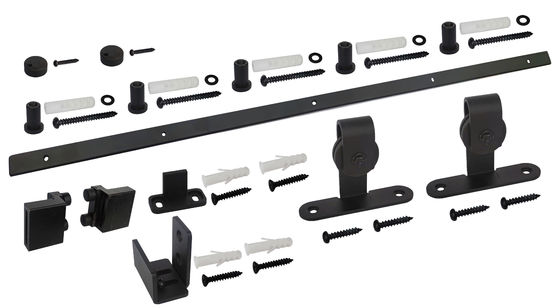 Hardware super Kit Black da porta de Mini Top Mount Mini Barn
