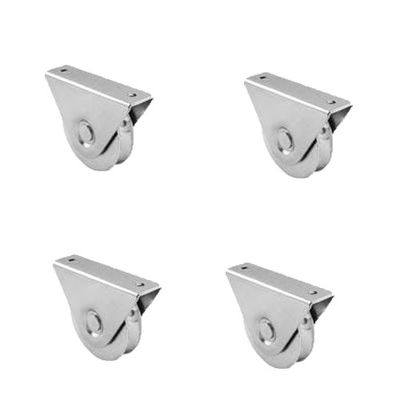 Da polia de bronze da porta deslizante de 2 polegadas zinco branco do ouro do zinco