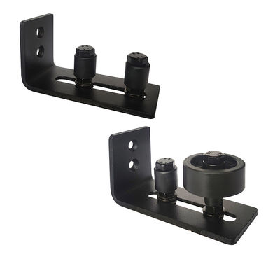 Guia do assoalho de Matte Black Interior Barn Door com opção de 8 instalações