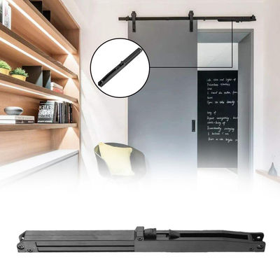Deslizando o hardware próximo macio Kit Black da porta de celeiro do rolamento da correia