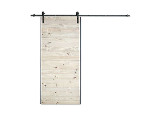 Ferragens para portas de celeiro interiores deslizantes com acabamento combinando com trilhos