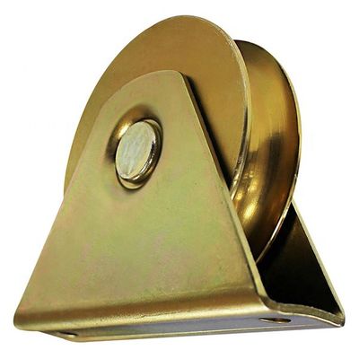 O aço rolo da porta de deslizamento de 3,15&quot; de 80Mm roda os únicos rolamentos da porta