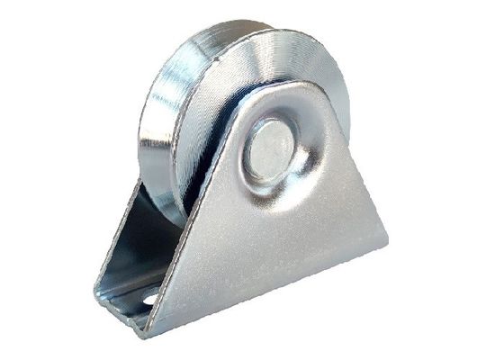 4&quot; rolo galvanizado de aço do sulco de U para a porta do ferro com a única roda de carregamento da porta de deslizamento