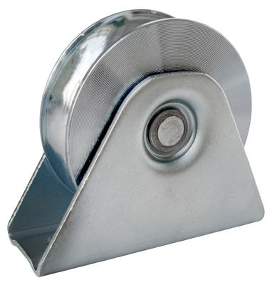 4&quot; rolo galvanizado de aço do sulco de U para a porta do ferro com a única roda de carregamento da porta de deslizamento