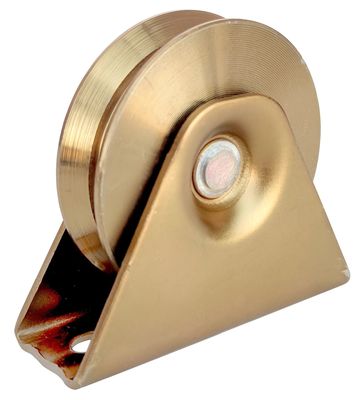 4&quot; rolo galvanizado de aço do sulco de U para a porta do ferro com a única roda de carregamento da porta de deslizamento