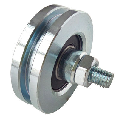 a porta deslizante da entrada de automóveis de 100mm roda o rolo com parafuso 3&quot; as rodas da porta do sulco 4&quot; V