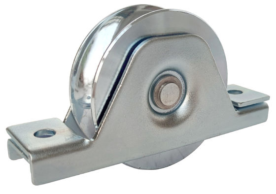 rodas do hardware da porta deslizante da porta de aço do sulco de 4&quot; de 101.6mm rodas inferiores V com os 6202 que carregam