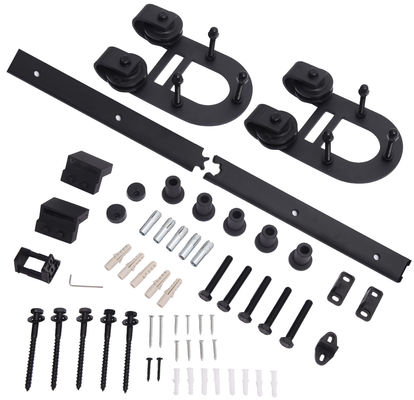 A vertente em forma de u que desliza rolos de porta do celeiro dobra as trilhas 6.97kg resistente