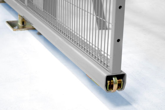 6m pequenos 6 medidores passam o hardware de sistema galvanizado de prata da trilha da porta do modilhão