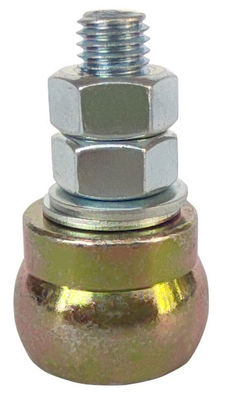 rolos de guia da porta de deslizamento de 30mm que rolam o hardware de nylon dos rolos da porta do modilhão com suporte