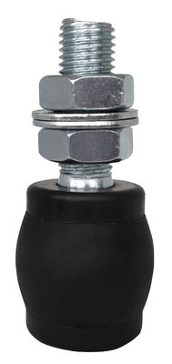 Zinque os rolos de guia de nylon pequenos de prata com rolamentos 40mm