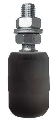 rolos de guia da porta de deslizamento de 30mm que rolam o hardware de nylon dos rolos da porta do modilhão com suporte