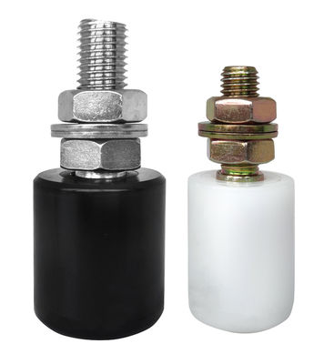 Zinco branco dos rolos de nylon da porta de deslizamento dos rolos de guia da porta de deslizamento de 40MMXM10 M14x68