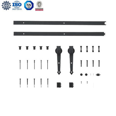 JNK que desliza o hardware da porta do celeiro que desliza o hardware de madeira da porta com a trava do punho dos rolos