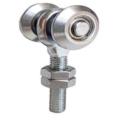 rolo do gancho da porta de deslizamento de 0,98&quot; de 25mm com rolamentos duas rodas