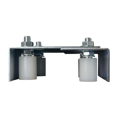 Fixação superior 70mmX50mm do suporte do rolo da porta de deslizamento do rolo dobro de 90 graus