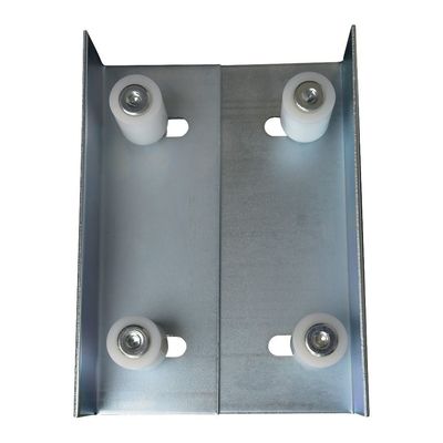 Fixação superior 70mmX50mm do suporte do rolo da porta de deslizamento do rolo dobro de 90 graus