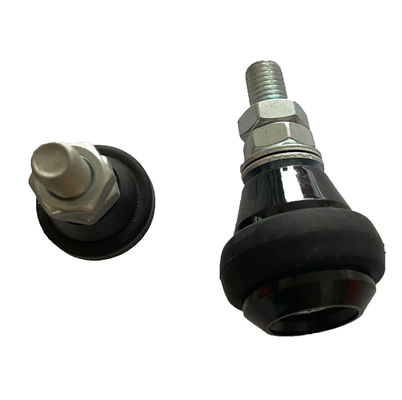 Preto de nylon do rolo de guia da porta de deslizamento M12 de 43MM 30MM