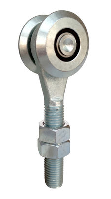 40mm galvanizou rolos de suspensão de suspensão da trilha 2 do ferro branco dos rolos de porta com bola