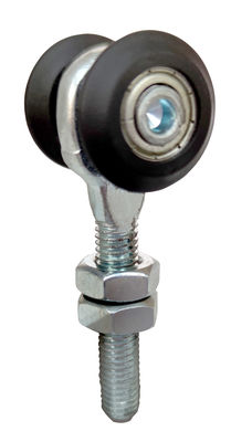 40mm galvanizou rolos de suspensão de suspensão da trilha 2 do ferro branco dos rolos de porta com bola