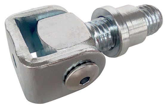 M16 branco galvanizado articula ajustável solda-nas dobradiças com as dobradiças da porta de balanço da porca