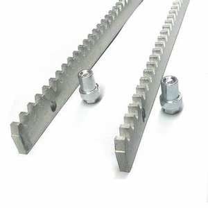 a cremalheira automática 30mm x 12mm da porta de deslizamento galvanizou a cremalheira de aço para a cremalheira do motor da porta