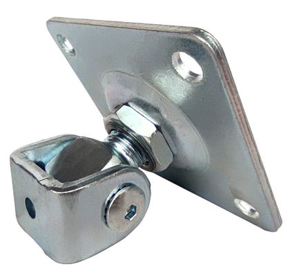 O zinco branco M16 articula as dobradiças de solda ajustáveis com as dobradiças de porta quadradas do balanço da placa