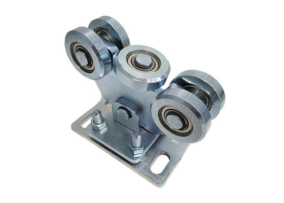 Zinque a roda deslizante de aço ajustável de prata da porta do modilhão com 5 o cartucho 126mm