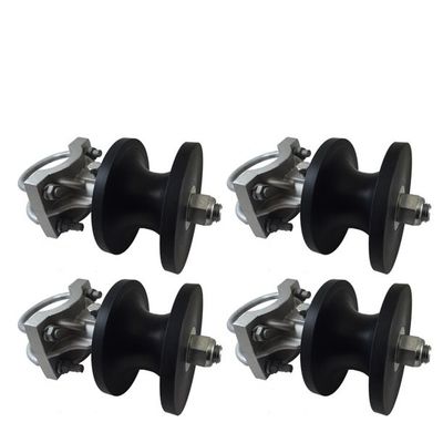 roda de Rolling Gate Track da cerca do elo de corrente de 158mm resistente