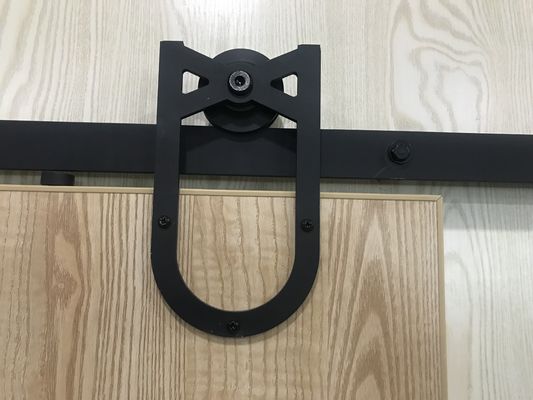 Trilha de porta galvanizada 2m do celeiro deslizamento da madeira do celeiro do revestimento do bloco de 96 polegadas