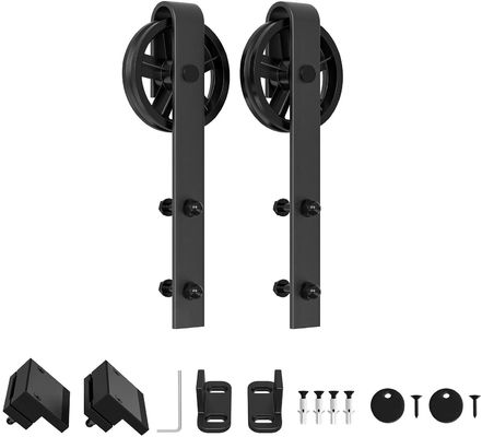 16 polegadas hardware 8ft da porta do celeiro de 18 polegadas 6,6 jogo dobro do hardware da porta de celeiro do pé 6ft do Ft 6