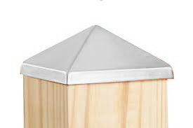 de combinação de aço branca da pirâmide de Post Caps Galvanized de 2 x 2 cercas de 40x40 3 5/8 x 3 5/8