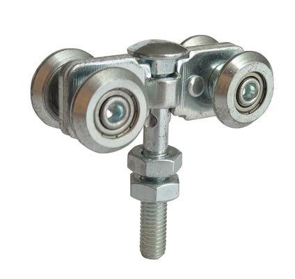 Rolo de porta Q235 de suspensão galvanizado de aço Kit With Forge Centre Plate