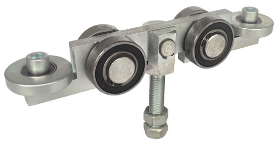Rolo de porta Q235 de suspensão galvanizado de aço Kit With Forge Centre Plate