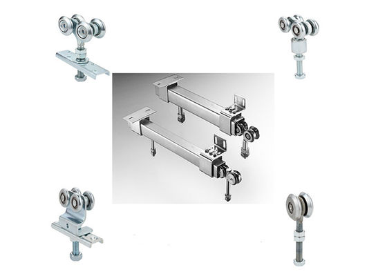 Rolo de porta Q235 de suspensão galvanizado de aço Kit With Forge Centre Plate