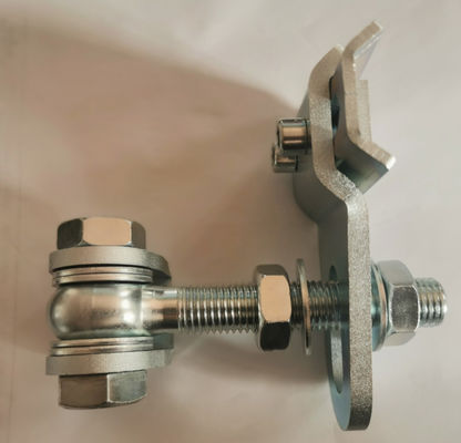 Solda ajustável do sentido de aço branco do dobro da dobradiça 4d do zinco M16 nas dobradiças para a porta de balanço