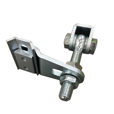Solda ajustável do sentido de aço branco do dobro da dobradiça 4d do zinco M16 nas dobradiças para a porta de balanço