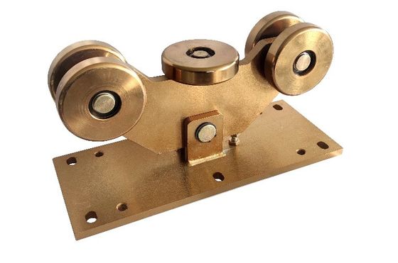 Rolo deslizante resistente galvanizado da porta do modilhão para a roda média da porta 5 do modilhão