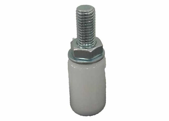 Zinque os rolos de guia de nylon pequenos de prata com rolamentos 40mm