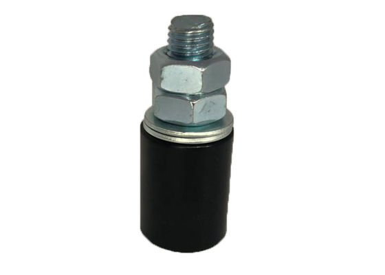 Rodas de nylon plásticas dos rolos de guia brancas e pretas com parafuso 40x250mm