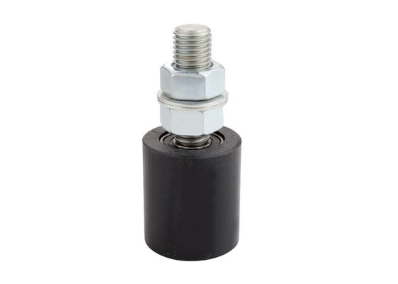 Zinque os rolos de guia de nylon pequenos de prata com rolamentos 40mm