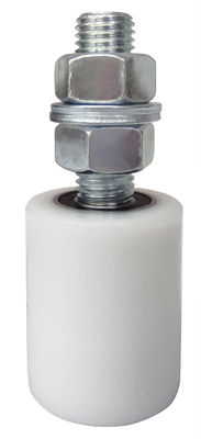 4 rodas de nylon dos rolos da porta para o sistema de hardware 43mm de porta deslizante