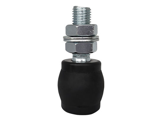 rolos de guia da porta de deslizamento de 30mm que rolam o hardware de nylon dos rolos da porta do modilhão com suporte
